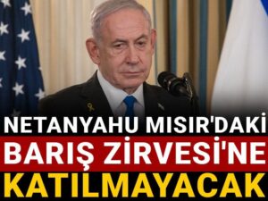 netanyahu misirdaki baris zirvesine katilmayacak eamrMIlK.jpg