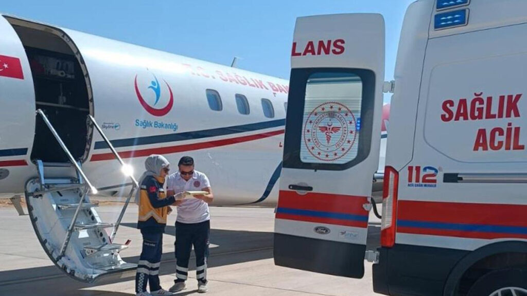 70 Günlük Bebek İçin Ambulans Uçak Göreve Geçti
