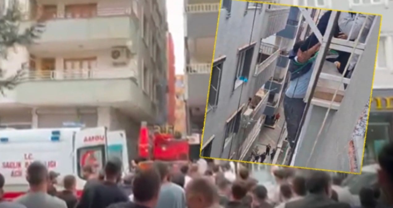 Asansör Faciasında Hayatını Kurtaran İşçi, Heroik Bir Mücadeleyle Asılı Kaldı